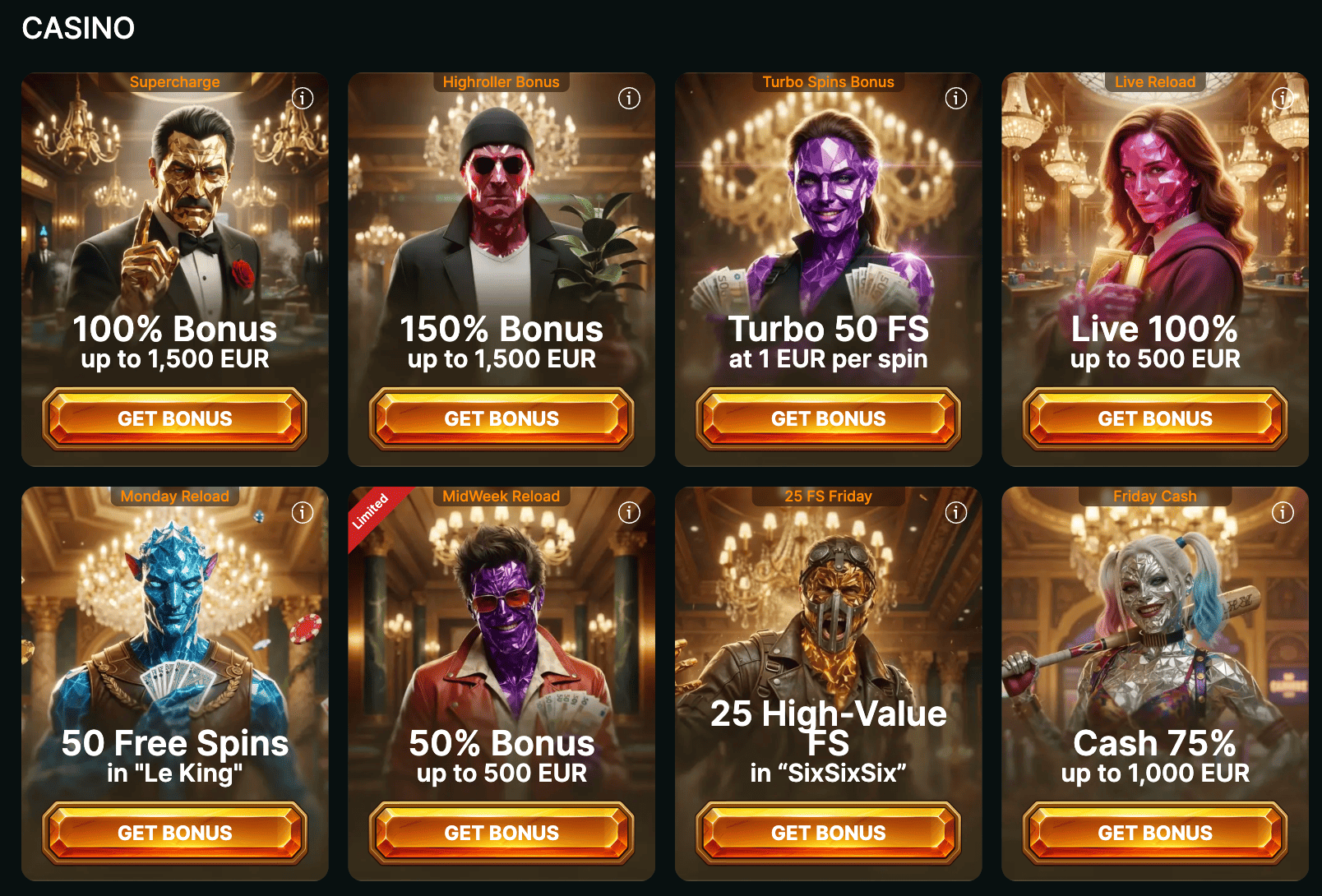 LuckyGem Casino Bonus